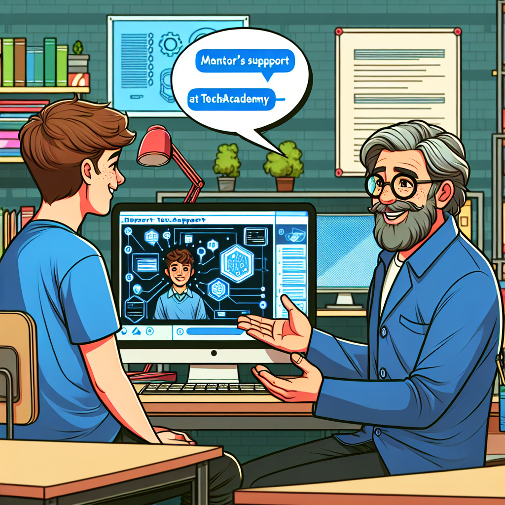 TechAcademyのメンターサポートのイメージ