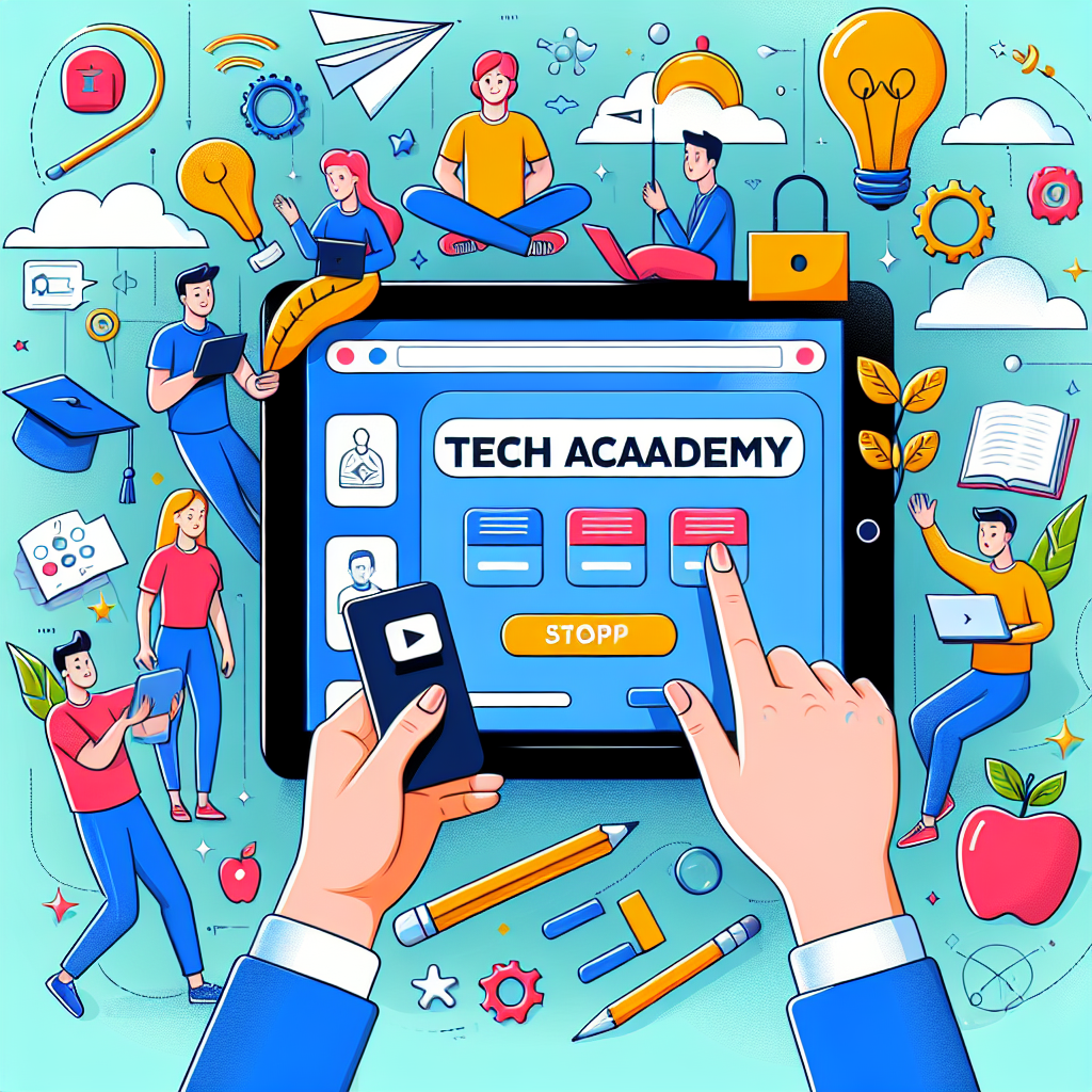 TechAcademyの使いやすいオンラインプラットフォーム