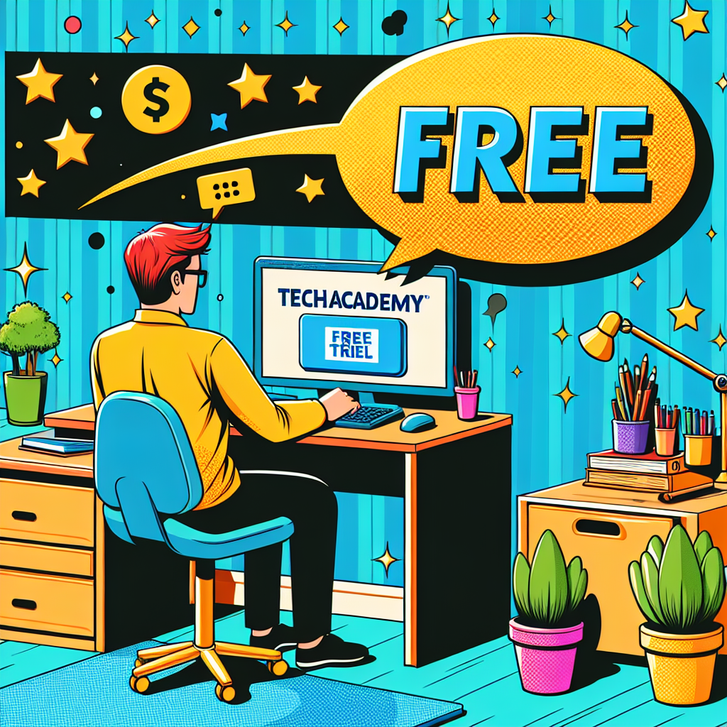 TechAcademyの無料体験を試している様子