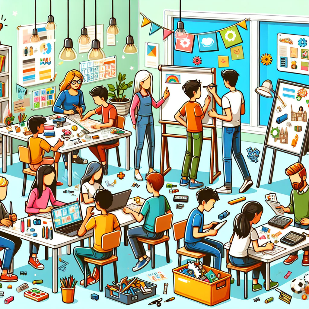 プロジェクトベースでの学習風景