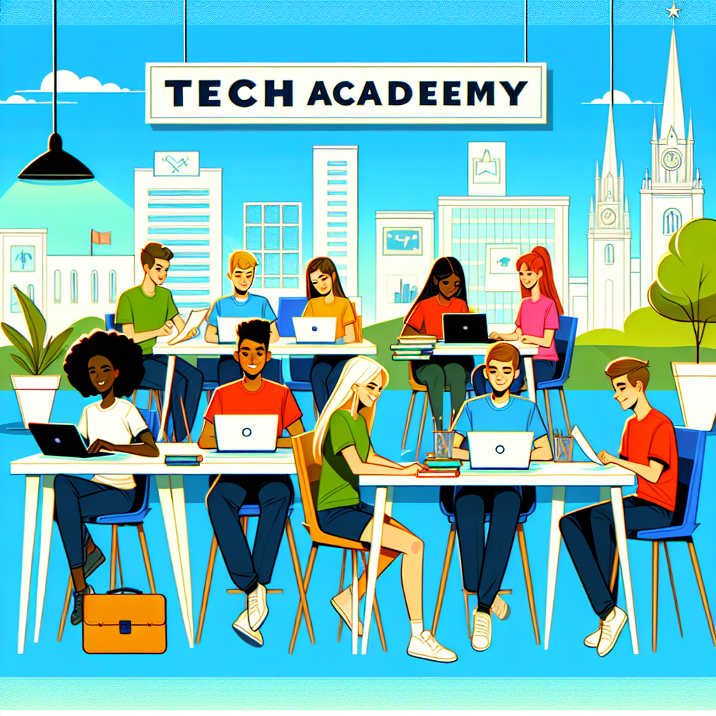 TechAcademyの受講生が学習する風景