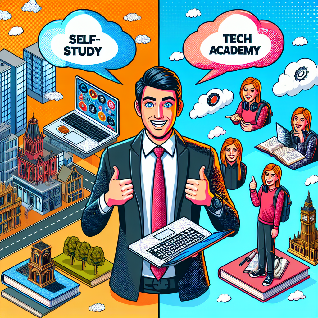 比較表:独学 vs TechAcademy