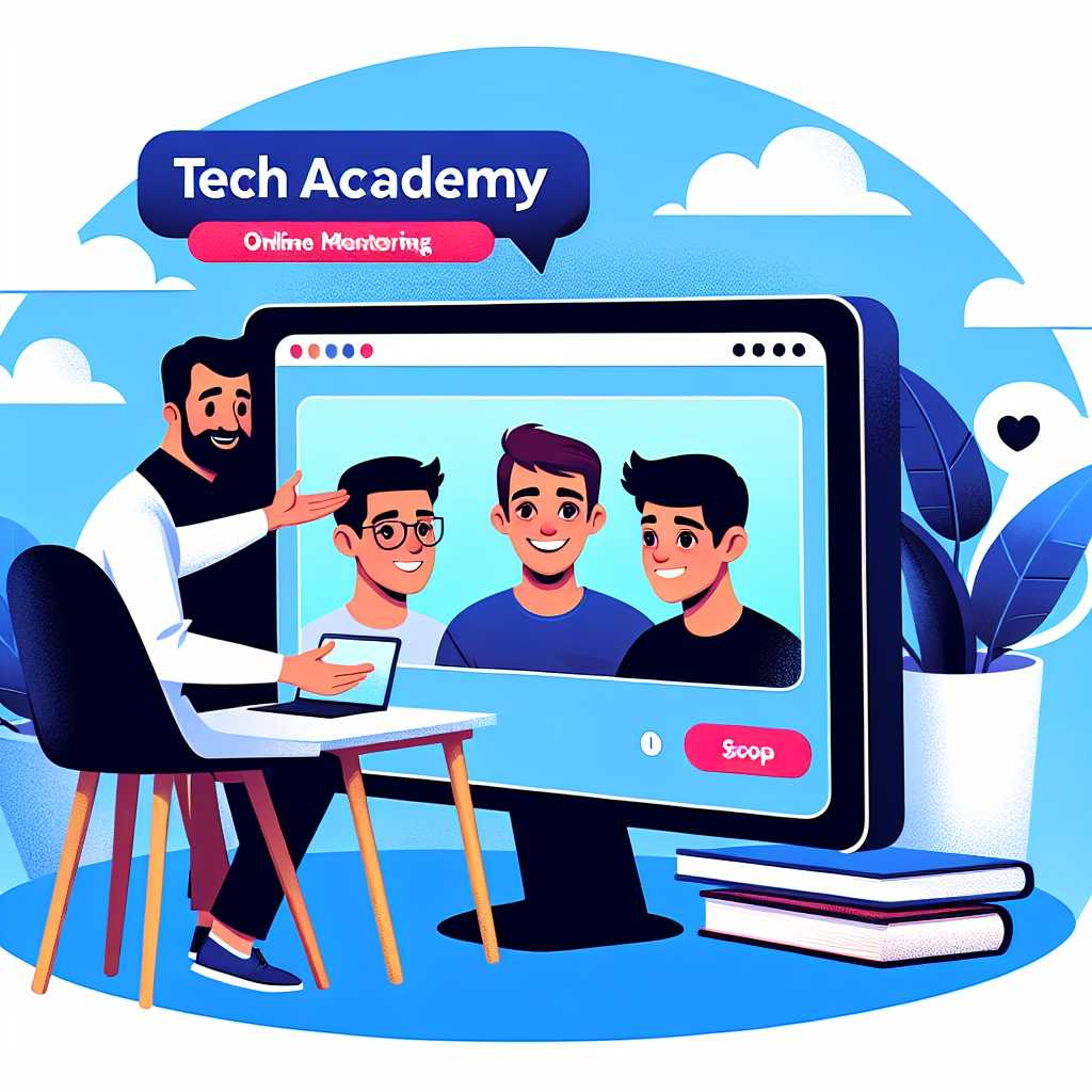 TechAcademyのオンラインメンタリング風景